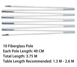 PILIN Kit Arco Palloncino Bianco per Diverse Dimensioni del Tavolo