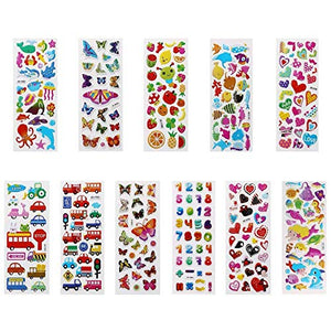 Vicloon Adesivi Bambini 3D, Puffy per Regali Gratificanti...