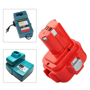 POWER-XWT 2Pcs 9,6V 3,0Ah Ni-MH Batteria di Ricambio 2pc Makita 9.6v 3,0ah