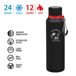 Bottiglia in Acciaio Inossidabile, 720ml Vacuum Termica Acciaio... - Ilgrandebazar