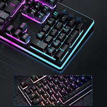 Carica l&#39;immagine nel visualizzatore di Gallery, EZONTEQ Tastiera Meccanica Gaming RGB PC, Semi-meccanica
