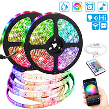 Carica l&#39;immagine nel visualizzatore di Gallery, FISHOAKY WIFI Striscia LED, 10M RGB LED Strip Alexa 10m
