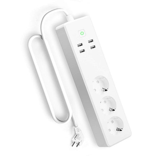 meross Ciabatta Intelligente Multipresa Wifi 3 265x 66 x 40 mm, 3ac+4usb - Ilgrandebazar