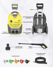 Carica l&#39;immagine nel visualizzatore di Gallery, oasser Idropulitrice ad Alta Pressione a Freddo, 1600W, 140bar, 420L/H di... - Ilgrandebazar