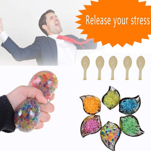 McNory Perline in Gel Colorate d'Acqua per Vasi Vetro, 60000 Pezzi Non Tossici Water Beads Perle, Cristalli Palline Che Si Gonfiano in Acqua, Terreno in Gelatina Acqua Perlina di Cristallo Decorativi