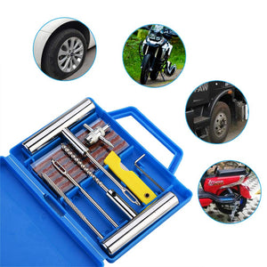 Faburo 9pcs Kit per Riparazione Pneumatici, Moto Ripara Pneumatici Gomme... - Ilgrandebazar