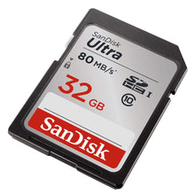Carica l&#39;immagine nel visualizzatore di Gallery, SanDisk Ultra Scheda di Memoria SDHC Traditional, Velocità 32 GB, Argento