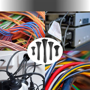 500 Pezzi Fascette stringicavo autobloccanti in nylon,Fascette Plastica per... - Ilgrandebazar