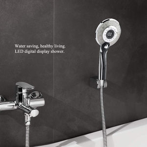 Soffione doccia a LED Bagno tenuto in mano Controllo della temperatura a 3... - Ilgrandebazar