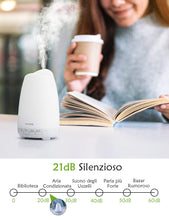 Carica l&#39;immagine nel visualizzatore di Gallery, VicTsing 150ml Diffusore di Oli Essenziali, Aromi con Bianco - Ilgrandebazar