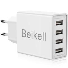 Carica l'immagine nel visualizzatore di Gallery, Beikell Caricatore USB, USB da Muro a 4 Porte 5A / 25W con... - Ilgrandebazar