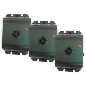 ISOTRONIC Dissuasore per piccioni uccelli a batteria a ultrasuoni saccia...