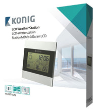 Carica l&#39;immagine nel visualizzatore di Gallery, Konig Knws102N LCD Stazione Meteo Silver - Ilgrandebazar