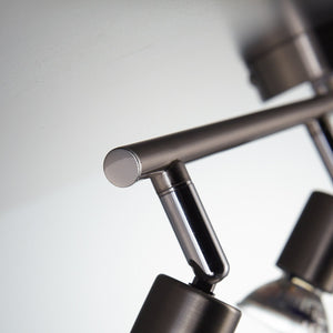 Faretti LED da soffitto orientabili I plafoniera moderna Nickel - Ilgrandebazar