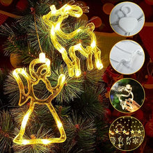 Carica l'immagine nel visualizzatore di Gallery, YeahBoom 138 LED Luci di Natale Esterno Interno,3.5M Stringa di Luci Impermeabili,8 Modalità Stringa,Bianca Caldo Natale Luci Stringa,Catena Luminosa Decorazione per Natale,Finestra e Matrimonio