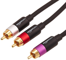 Carica l'immagine nel visualizzatore di Gallery, AmazonBasics - Cavo audio RCA da 2 maschi a 2 maschi, 1,2 metri - Ilgrandebazar