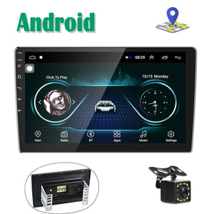 Android Autoradio GPS Navi 2 Din Lettore Stereo 250 x 145 x 40 mm, nero - Ilgrandebazar