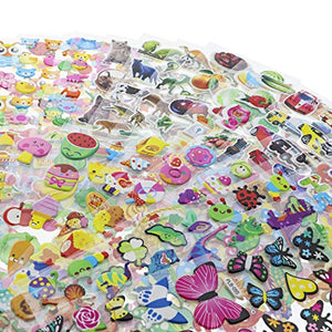 Purple Ladybug Novelty Adesivi in Rilievo 3D per Bambini Confezione Jumbo da...