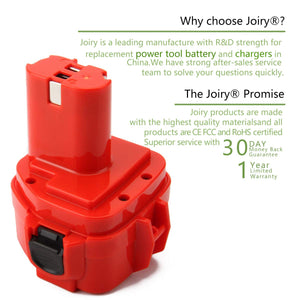 Joiry 12V 3.5Ah Ni-MH Batteria per Makita PA12 Batería 1220 1222 1233... - Ilgrandebazar