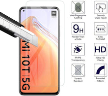 Carica l'immagine nel visualizzatore di Gallery, Aerku Pellicola Vetro Temperato per Xiaomi Mi 10T 5G / Xiaomi Mi 10T PRO 5G [2 Pezzi], 2.5D Ultra Sottile HD Anti Graffi Trasparente Pellicola Protettiva Vetro Temperato - Transparente