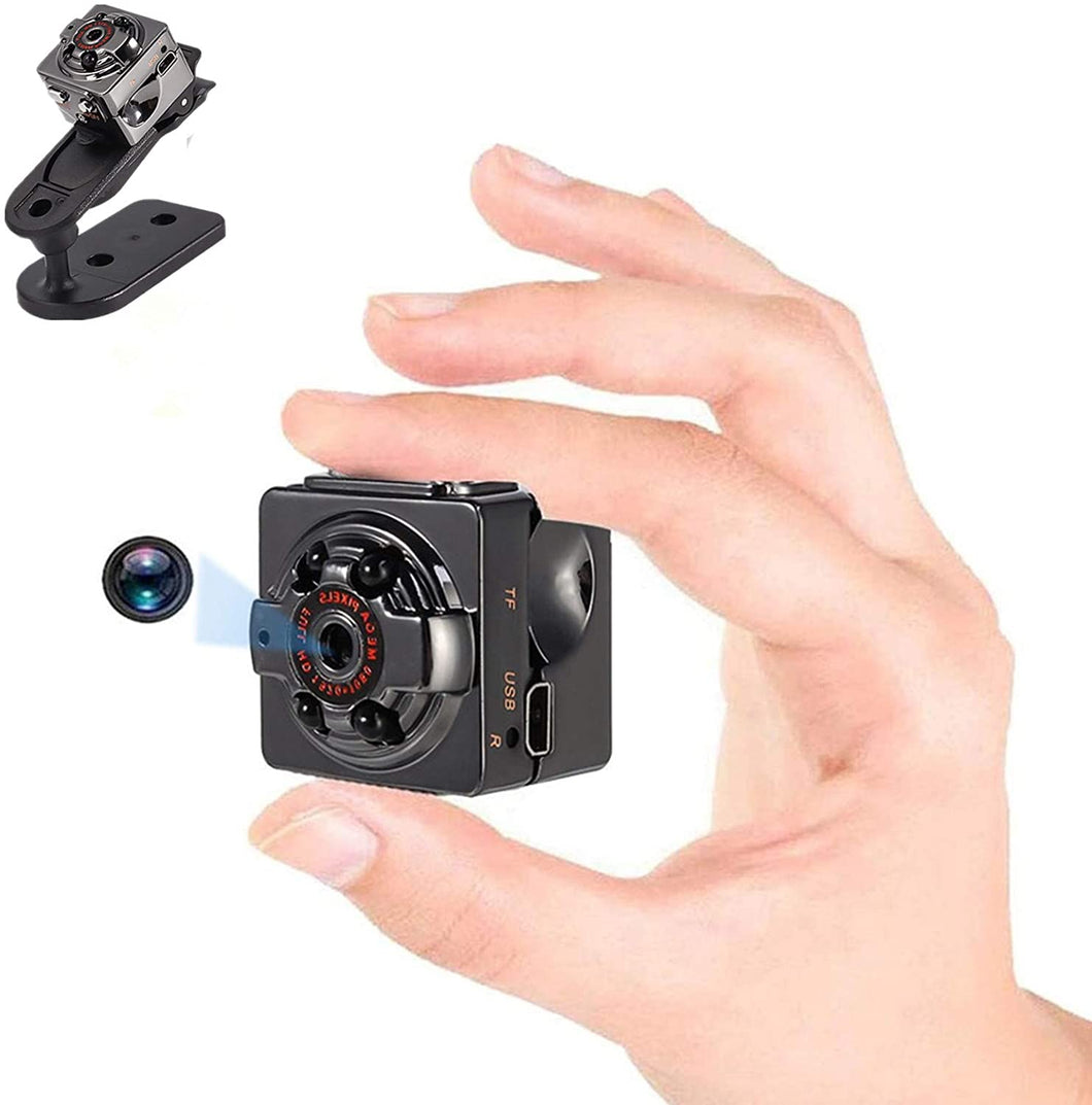 Mini Spy Camera Videocamera Nascosta con Micro sd 32GB, 1080P Microcamera Spia Con Visione Notturna Rilevamento Di Movimento per Esterno/Interno