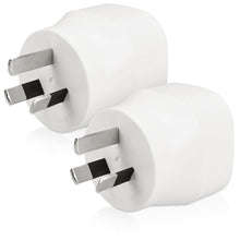 Carica l&#39;immagine nel visualizzatore di Gallery, kwmobile Adattatore universale Australia Tipo I - 2x Australia/Cina, Bianco - Ilgrandebazar