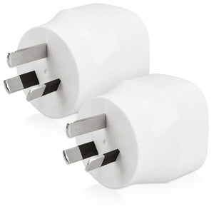 kwmobile Adattatore universale Australia Tipo I - 2x Australia/Cina, Bianco - Ilgrandebazar