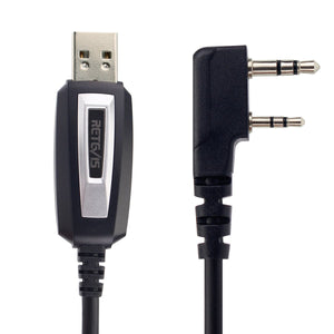 Retevis USB Cavo Programmazione 2 Pin Compatibile con Walkie Talkie Black - Ilgrandebazar
