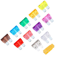 Carica l&#39;immagine nel visualizzatore di Gallery, Rovtop 120pcs+1Clip (2A 3A 5A 7.5A 10A 15A 20A Lamellari Fusibili Colorati - Ilgrandebazar