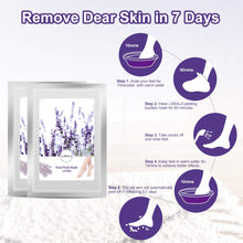 Carica l&#39;immagine nel visualizzatore di Gallery, Maschera Piedi, LARALA 2 Paia Calli Piedi Peeling Esfoliante viola - Ilgrandebazar