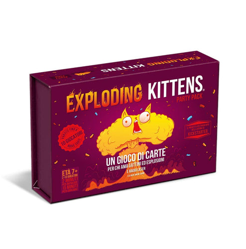 Asmodee - Exploding Kittens: Party Pack, Gioco di Carte, Edizione in Italiano, 8543 Single