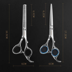 Forbici Parrucchiere Kit Professionale 6 Pollici per Forbici... - Ilgrandebazar