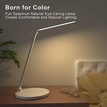 Carica l'immagine nel visualizzatore di Gallery, Lampada da Scrivania LED Ricaricabile con Porta di Ricarica di Tipo C, Lampade da Scrivania Dimmerabili da Ufficio 5 Modalità di Illuminazione 10 Luminosità, Controllo Touch Lampade da Tavolo