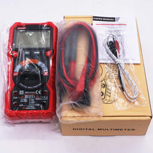 Carica l'immagine nel visualizzatore di Gallery, Taiss/6000 conteggi Multimetro Multifunzione a Portata Automatica NCV,AC,DC Rilevatore di Corrente Tester Elettronico a diodi,Tester Multimetro Senza Contatto con Retroilluminazione LCD Rosso TA118A