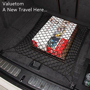 Valuetom Rete Bagagliaio Auto Nylon Portaoggetti con 4 - Ilgrandebazar