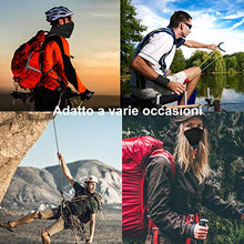 Carica l&#39;immagine nel visualizzatore di Gallery, Fascia Capelli Bandana Scaldacollo Moto Estivo Ciclismo Fasce Uomo - Nero