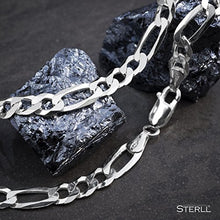 Carica l&#39;immagine nel visualizzatore di Gallery, STERLL Uomo Collana Argento 925 Senza Pendente Sacchetto per Gioielli Regali