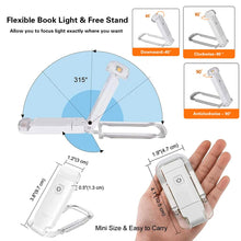 Carica l&#39;immagine nel visualizzatore di Gallery, Vinmooog luci led Lampada da Lettura luce per lettura libri a letto,3Colori luce da lettura per libro luce lettura libro luce notturna luce lettura luce led luce led luce da lettura