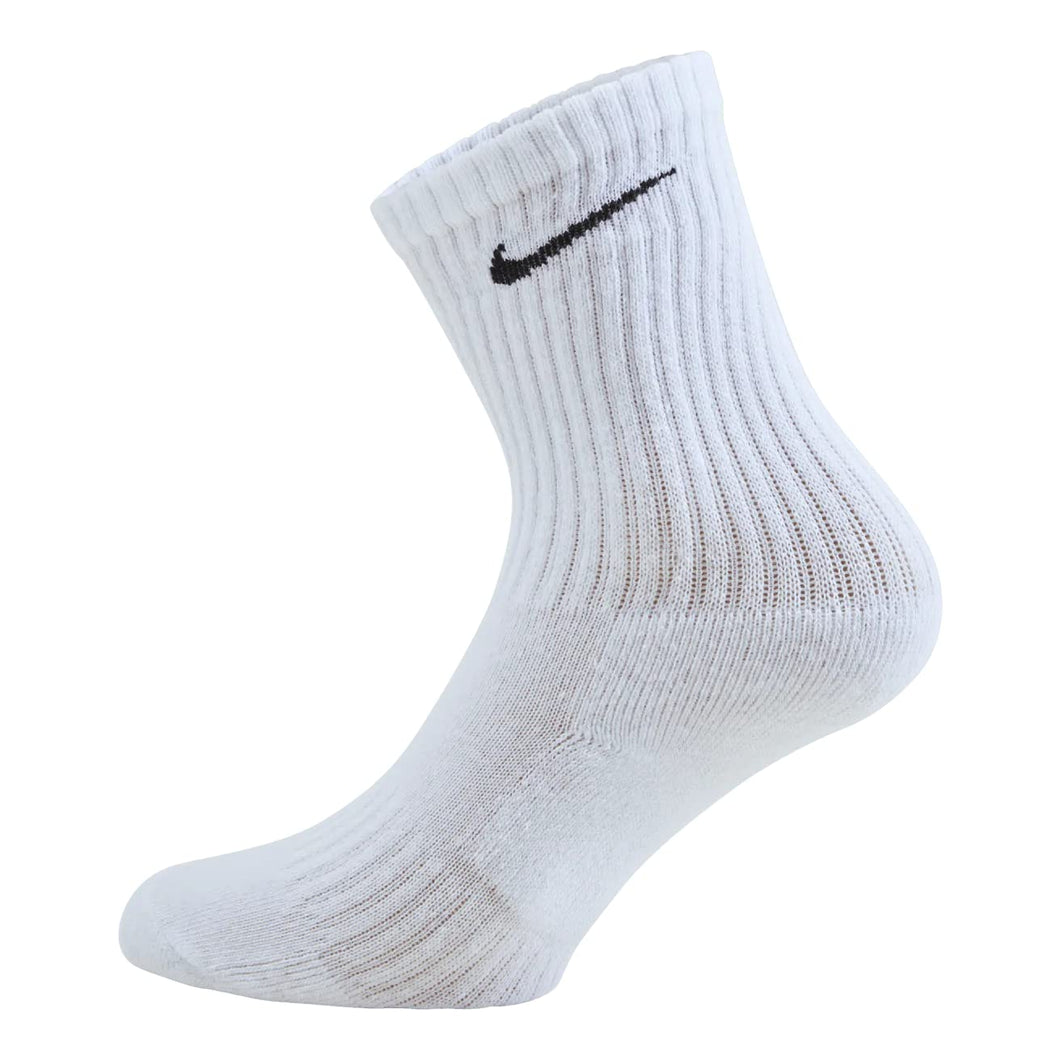 Nike Season 2021/22 Sport, Calzini Unisex-Adulto, White(Black)/Carbon Heather(Black)/Black(White), L