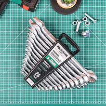 Carica l&#39;immagine nel visualizzatore di Gallery, Set chiavi con forchetta e anello da 26 pezzi 6-32 26 (6-32 mm) - Ilgrandebazar