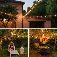 Carica l'immagine nel visualizzatore di Gallery, Zorela Catena Luminosa Esterno, 9.5M/30Ft G40 Luci da Esterno Giardino con 25+2 G40 LED Lampadine Infrangibile, Catena Luci Esterno Impermeabile IP44 per Natale, Giardino, Gazebo, Feste, Matrimonio