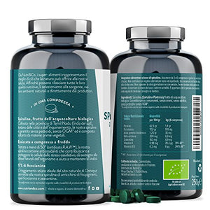 Spirulina Biologica | 500 Compresse Bio da 500 mg Pure Senza Eccipienti | 15...
