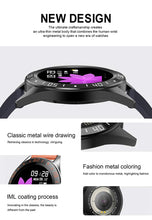 Carica l&#39;immagine nel visualizzatore di Gallery, jpantech Smartwatch Orologio Fitness Impermeabile IP68 Donna Uomo GPS Negro - Ilgrandebazar