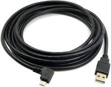 Carica l'immagine nel visualizzatore di Gallery, CY - Cavo di ricarica dati da Micro USB maschio ad angolo sinistro a USB 2.0, per telefoni cellulari e tablet, 3 m