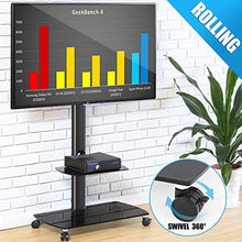 Carica l'immagine nel visualizzatore di Gallery, FITUEYES Supporto TV, Mobile Più Stabile, 32" - 65" / 2 ripiani - Ilgrandebazar