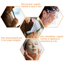 Carica l&#39;immagine nel visualizzatore di Gallery, Lictin Pennello Maschera Viso - 2 Spazzola + 1 Bella Fascia bianco - Ilgrandebazar