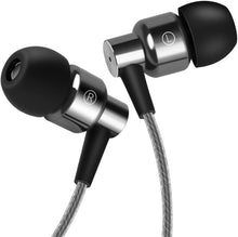 Carica l&#39;immagine nel visualizzatore di Gallery, Gritin Auricolari, Cuffie Auricolare in-Ear con Microfono, Isolamento del Rumore, Alta Definizione, Bassi Potenti, Suono Puro - Grigio