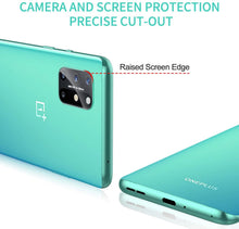 Carica l'immagine nel visualizzatore di Gallery, GESMA per Oneplus 8T Vetro Temperato (3 Pezzi) e Pellicola Fotocamera per Oneplus 8T Protezione Lente Pellicola Posteriore (3 Pezzi)