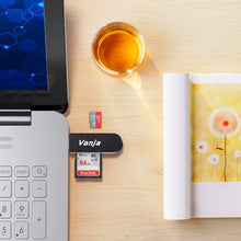 Carica l&#39;immagine nel visualizzatore di Gallery, Vanja Lettore di Schede Memoria SD/Micro SD, Adattatore Black-Card Reader - Ilgrandebazar