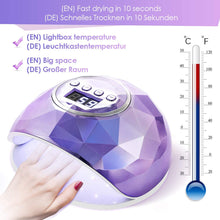 Carica l&#39;immagine nel visualizzatore di Gallery, Janolia UV LED Lampada Unghie 86W, per Manicure e Pedicure con Automatico Sensore, Display LCD, 4 Timers da10s 30s 60s 99s